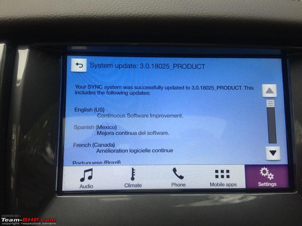 No option to download sync ford